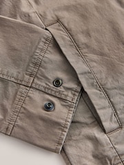 Beige Zip Through Shacket - Image 5 of 5