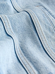 Efekt sprania - Denim Button Through Jacket - Obraz 3 z 4