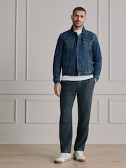 Blue Signature Denim Jacket - Image 2 of 12