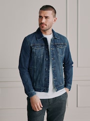 Blue Signature Denim Jacket - Image 3 of 12