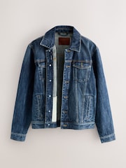 Blue Signature Denim Jacket - Image 9 of 12
