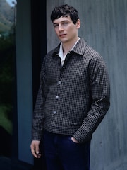 Blue Gingham Shacket - Image 1 of 11