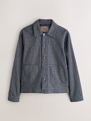 Blue Gingham Shacket - Image 7 of 11