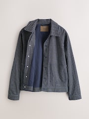 Blue Gingham Shacket - Image 8 of 11