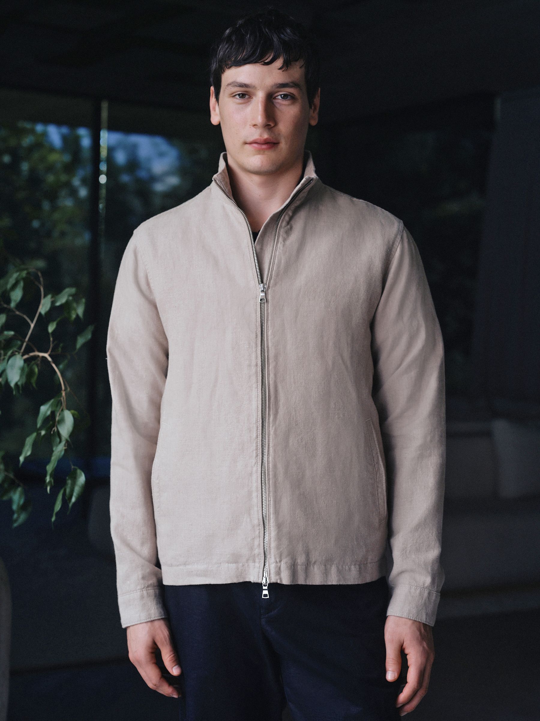 FRATELLI Rossetti ヌバック(スェード) ブルゾン ジャケット Buy Stone N. Premium Linen Harrington Jacket from Next USA