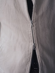 Stone N. Premium Linen Harrington Jacket - Image 12 of 19