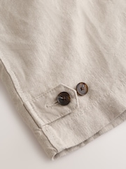 Stone N. Premium Linen Harrington Jacket - Image 18 of 19