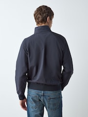 Navy Blue Shower Resistant Harrington Jacket - Image 3 of 8