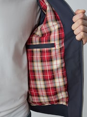 Navy Blue Shower Resistant Harrington Jacket - Image 8 of 8