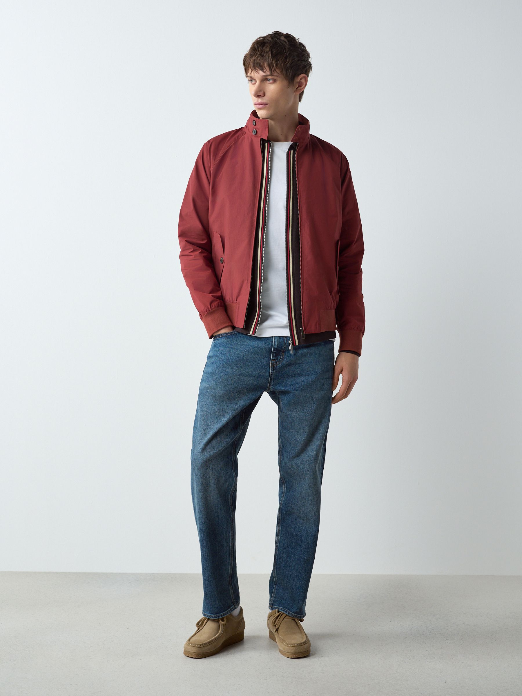 Buy Red Shower Resistant Harrington Jacket from Next USA Buy Red Shower Resistant Harrington Jacket from Next USA