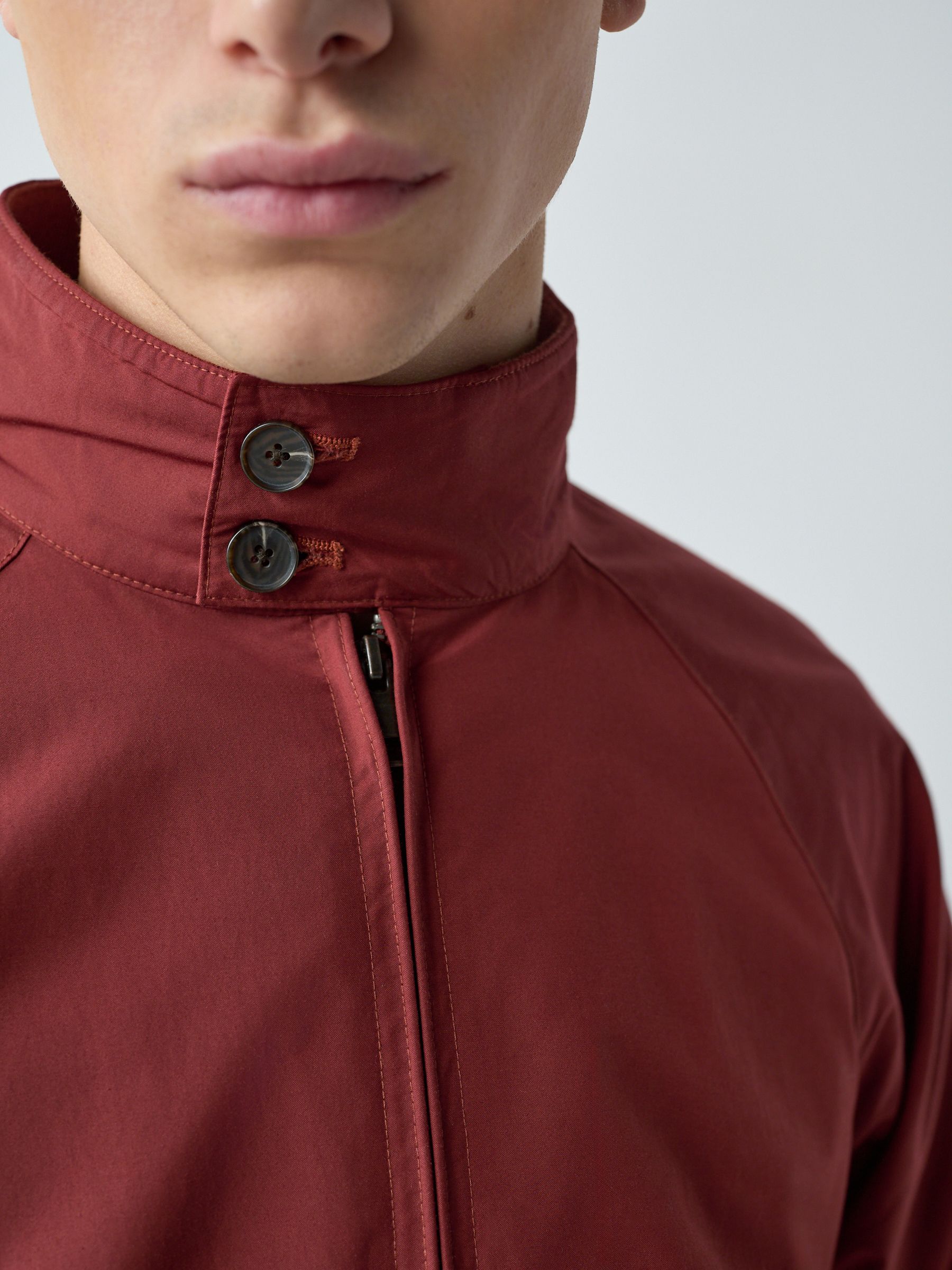 Buy Red Shower Resistant Harrington Jacket from Next USA