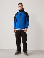 Blue/Black Shower Resistant Anorak Colourblock Jacket - Image 2 of 5