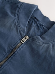 Blue Casual Bomber Jacket - Image 9 of 11