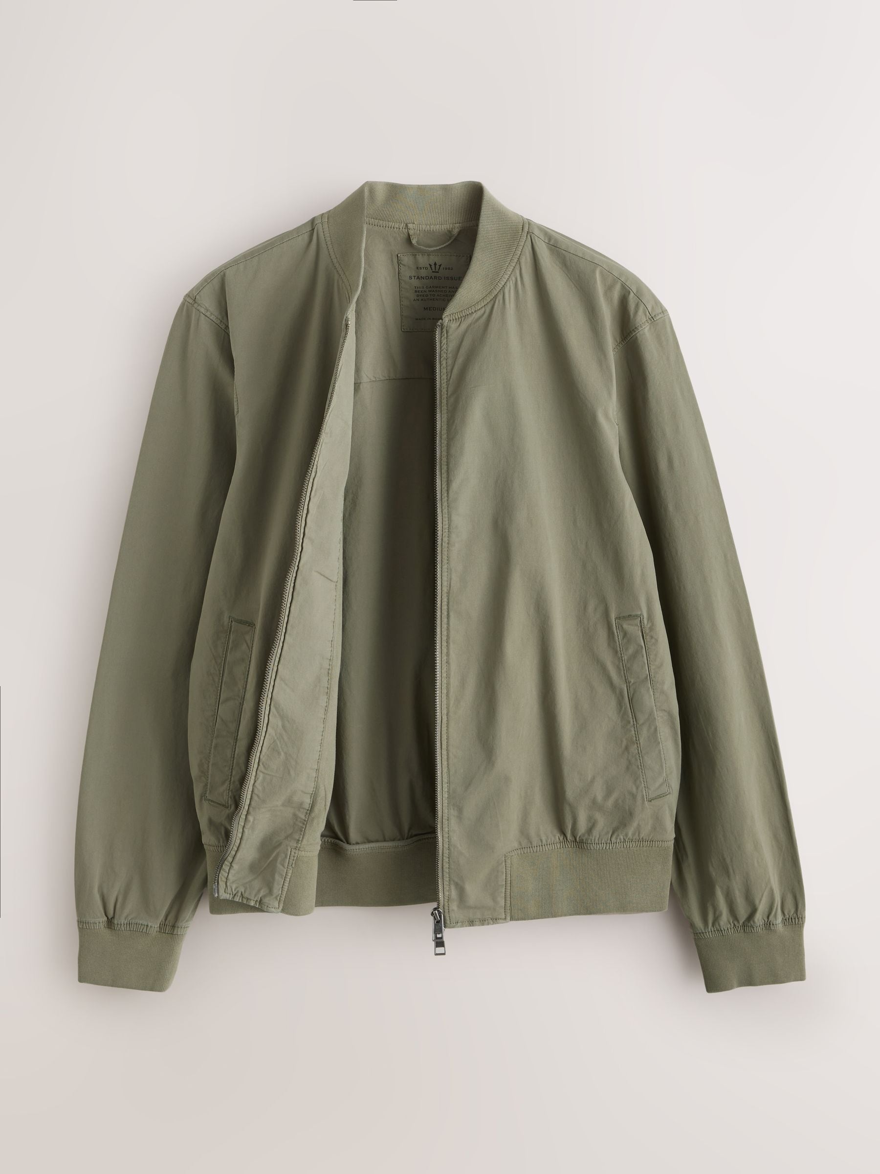 Buy Khaki Green Casual Bomber Jacket from Next Sweden