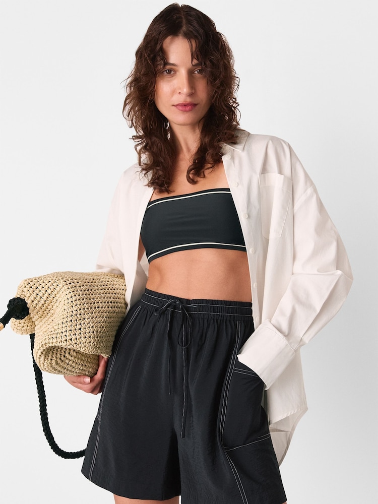 Whistles Contrast Stitch Pull On Shorts - Bild 1 von 5