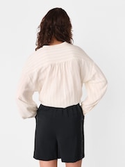 Whistles Contrast Stitch Pull On Shorts - Bild 2 von 5