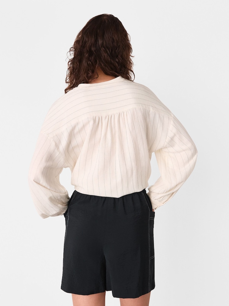 Whistles Contrast Stitch Pull On Shorts - Bild 2 von 5