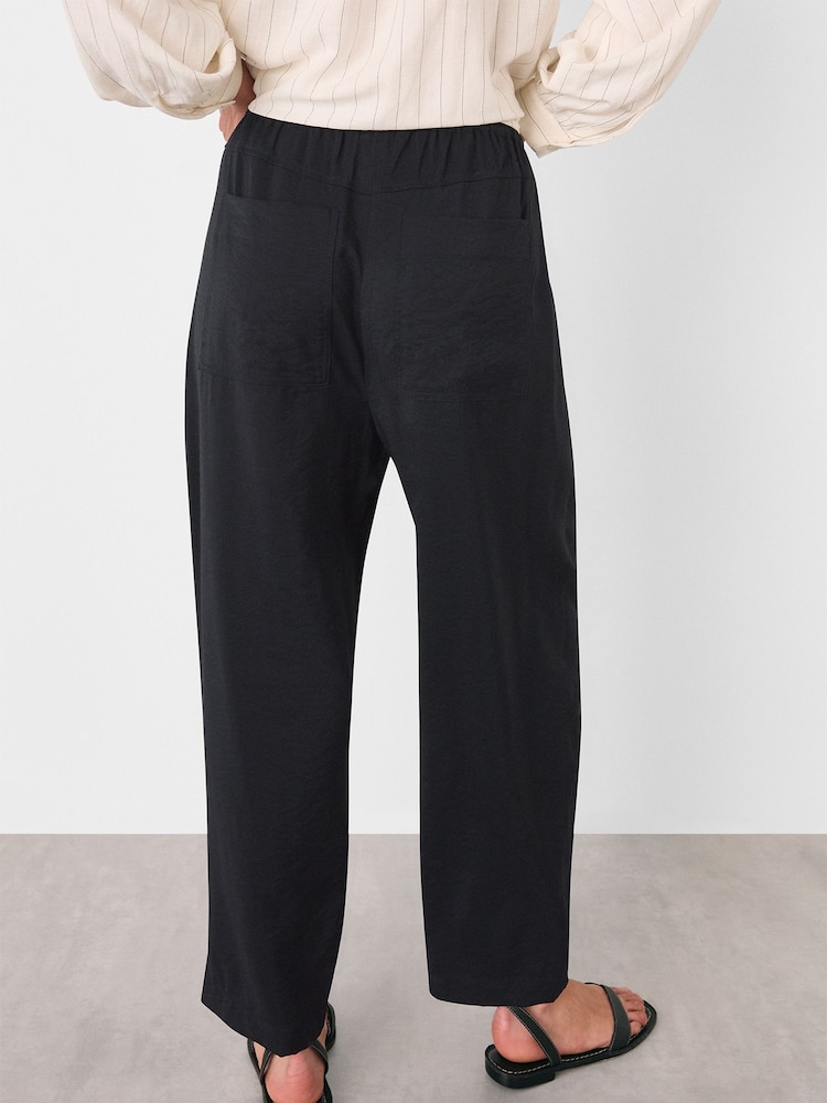 Whistles Charcoal Black Broderie Shirt - Image 2 of 5