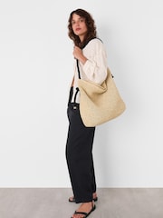 Whistles Charcoal Black Broderie Shirt - Image 4 of 5