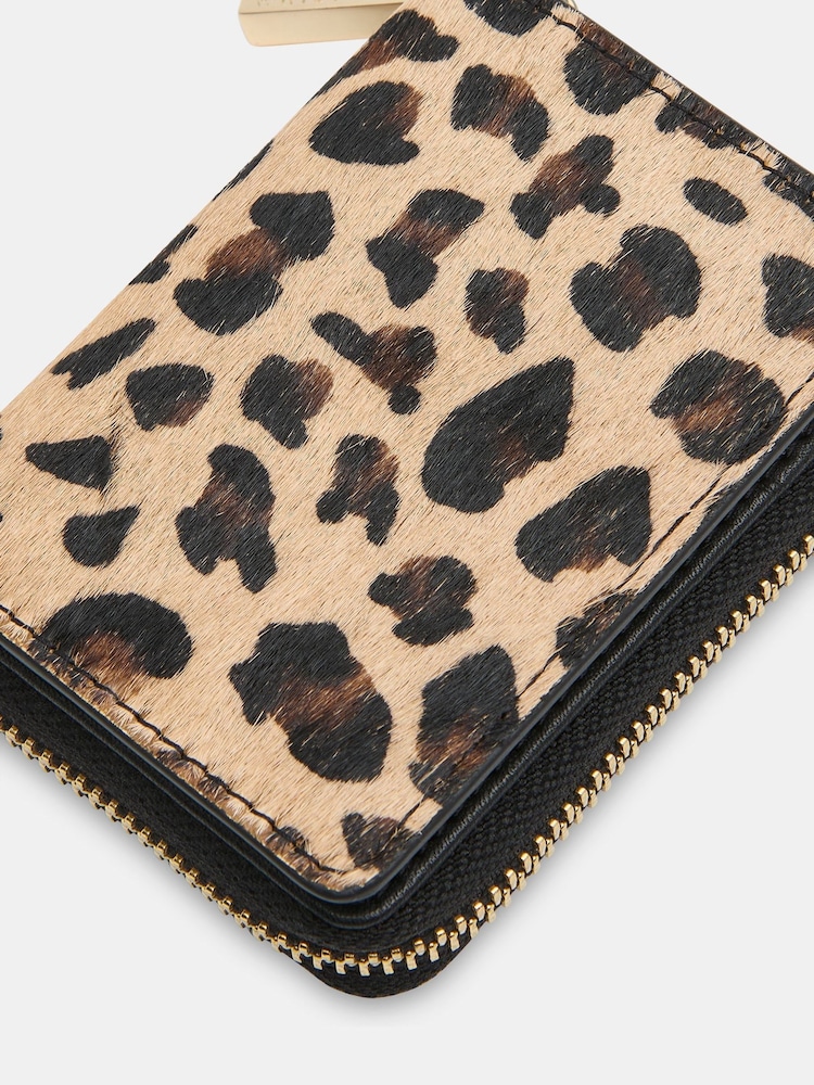 Whistles Leopard Print Koa Compact Purse - Bild 4 von 4