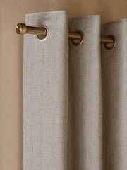 テクスチャー加工スラブ生地カーテン - 画像 4 / 5