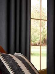 テクスチャー加工スラブ生地カーテン - 画像 6 / 7