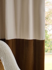 Loxley Chenille Panelled Multi Way Header Lined Curtains - 圖片 5/5