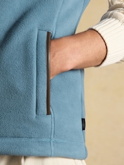 Blau - Joules Official Badminton Heritage Fleece Gilet - Bild 12 von 13