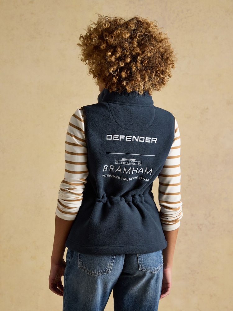 Official Bramham Navy Heritage Fleece Gilet - Image 2 of 10