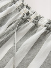 Khaki/White High Waist Wide Leg Trousers - Image 6 of 7