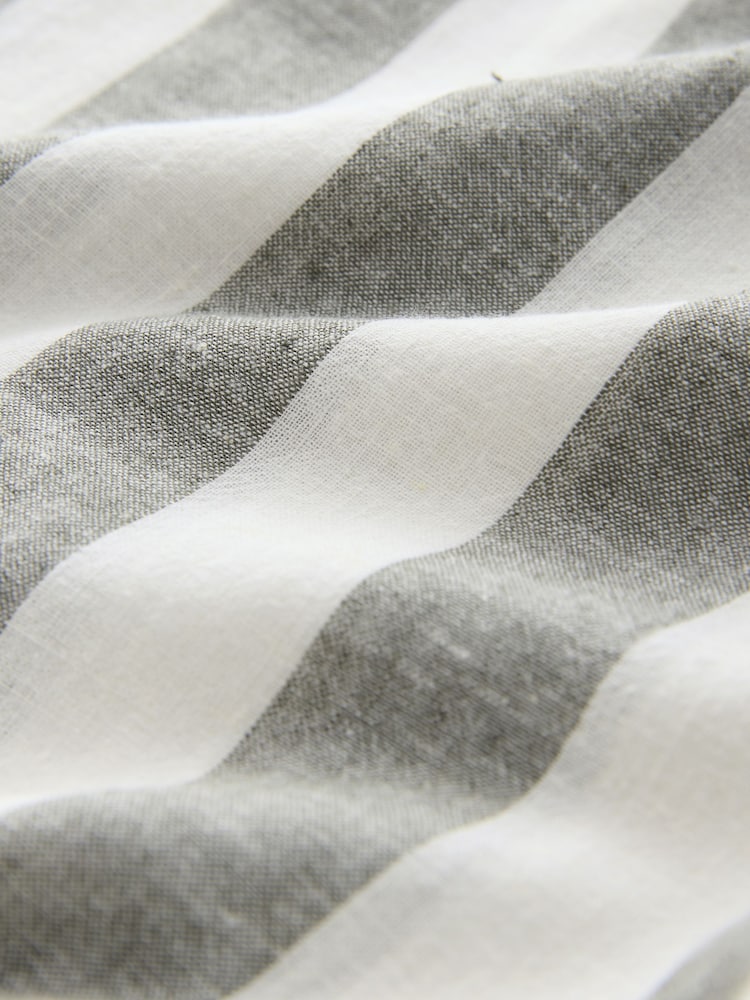 Khaki/White High Waist Wide Leg Trousers - Image 7 of 7