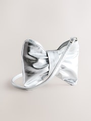 Silver Silver Sparkle Bow Bag - Image 2 of 5