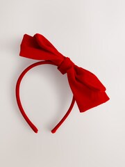 Red Bow Headband - Image 1 of 3