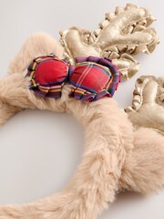 Brown Christmas Reindeer Antlers Headband - Image 2 of 3