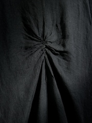 Black N. Premium 100% Linen Twist Dress - Image 8 of 8