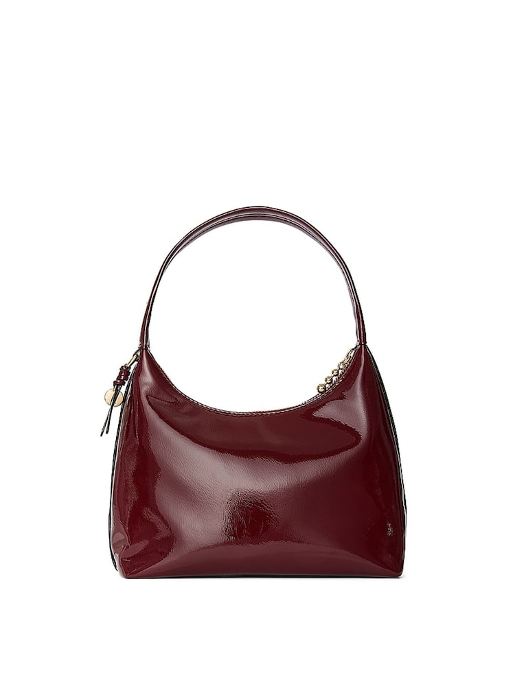 Victoria's Secret Sangria Red Small Hobo Bag - Image 2 of 3 Victoria's Secret Sangria Red Small Hobo Bag - Image 2 of 3