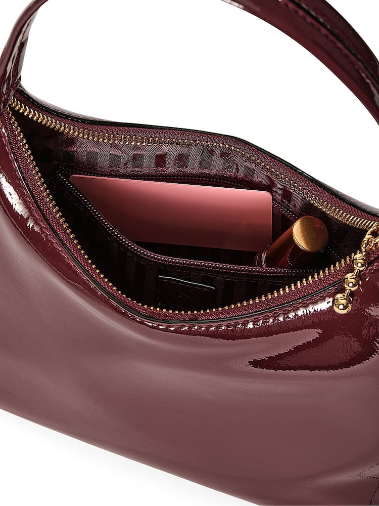 Victoria's Secret Sangria Red Small Hobo Bag - Image 4 of 4 Victoria's Secret Sangria Red Small Hobo Bag - Image 4 of 4