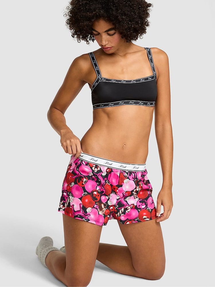 Victoria's Secret PINK Pink Christmas Baubles Pyjama Bottoms - Image 1 of 3 Victoria's Secret PINK Pink Christmas Baubles Pyjama Bottoms - Image 1 of 3