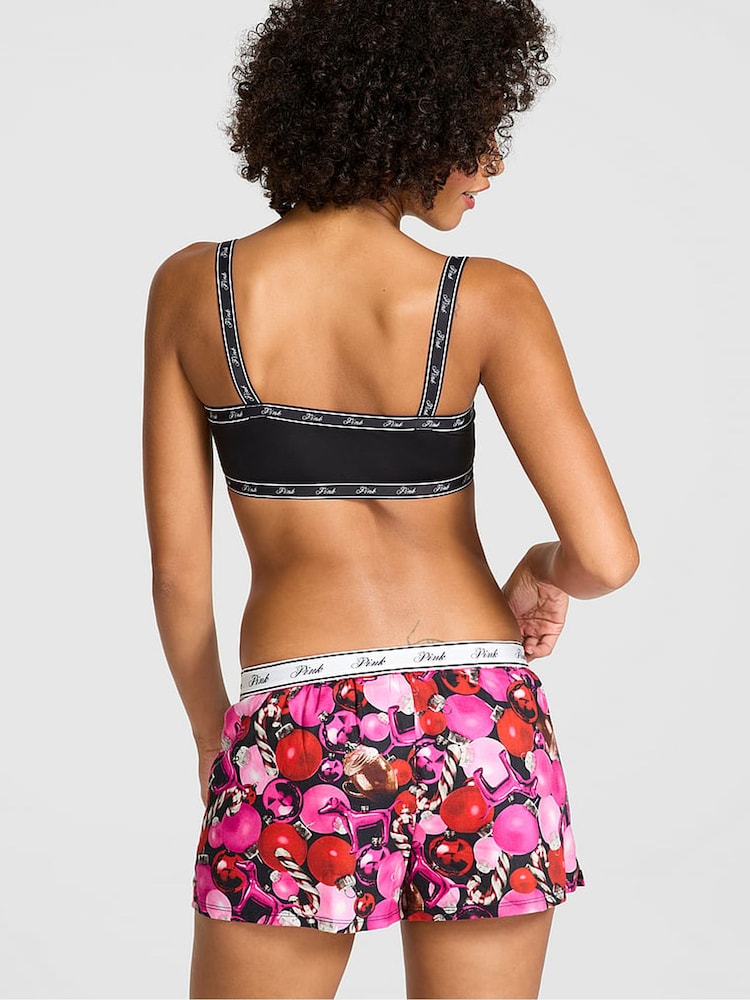 Victoria's Secret PINK Pink Christmas Baubles Pyjama Bottoms - Image 2 of 3 Victoria's Secret PINK Pink Christmas Baubles Pyjama Bottoms - Image 2 of 3