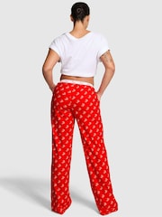 Victoria's Secret PINK Red Logo Print Pyjama Bottoms - Image 2 of 2
