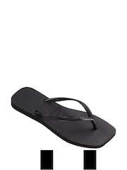Havaianas Slim Square Black Sandals - Image 2 of 7