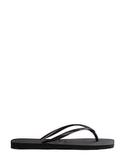 Havaianas Slim Square Black Sandals - Image 3 of 7