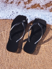 Havaianas Slim Square Black Sandals - Image 5 of 7