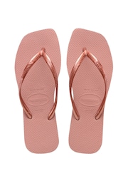 Havaianas Slim Rose Gold Square Sandals - Image 1 of 8