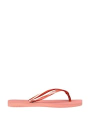 Havaianas Slim Rose Gold Square Sandals - Image 4 of 8
