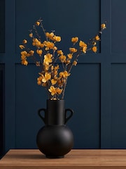 BHS Black Jug Ceramic Vase - Image 1 of 4