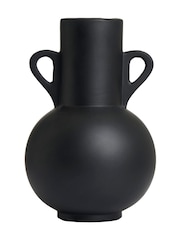 BHS Black Jug Ceramic Vase - Image 3 of 4