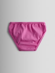 JoJo Maman Bébé Pink Fairy 3-Pack Floral Briefs - Image 5 of 8