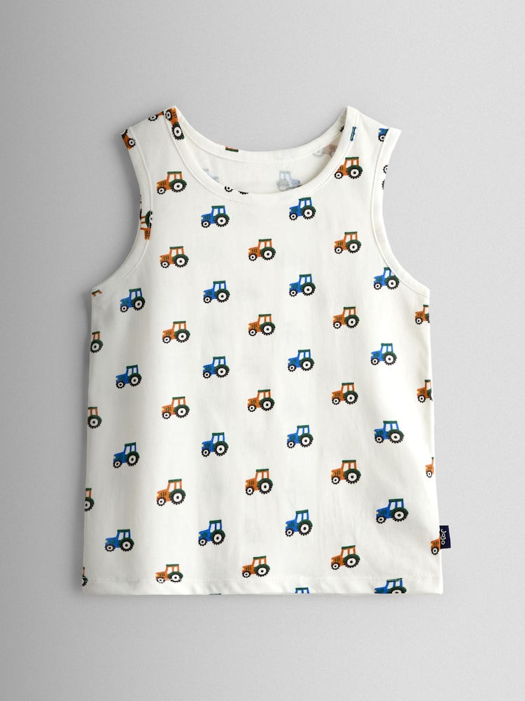 JoJo Maman Bébé Tractor 3-Pack Sailboat Vests - Image 2 of 10