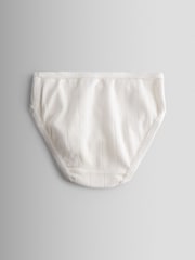 JoJo Maman Bébé Heart Pointelle 3-Pack Floral Briefs - Image 5 of 8